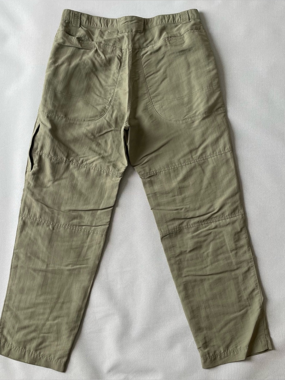Cabela’s Outdoor Gear Olive Green Nylon Pants Hiking Men’s Size 38x32